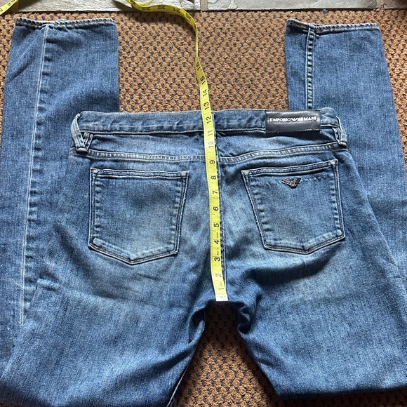 Emporio Armani Men's Blue Straight Jeans - Picture 6 of 8